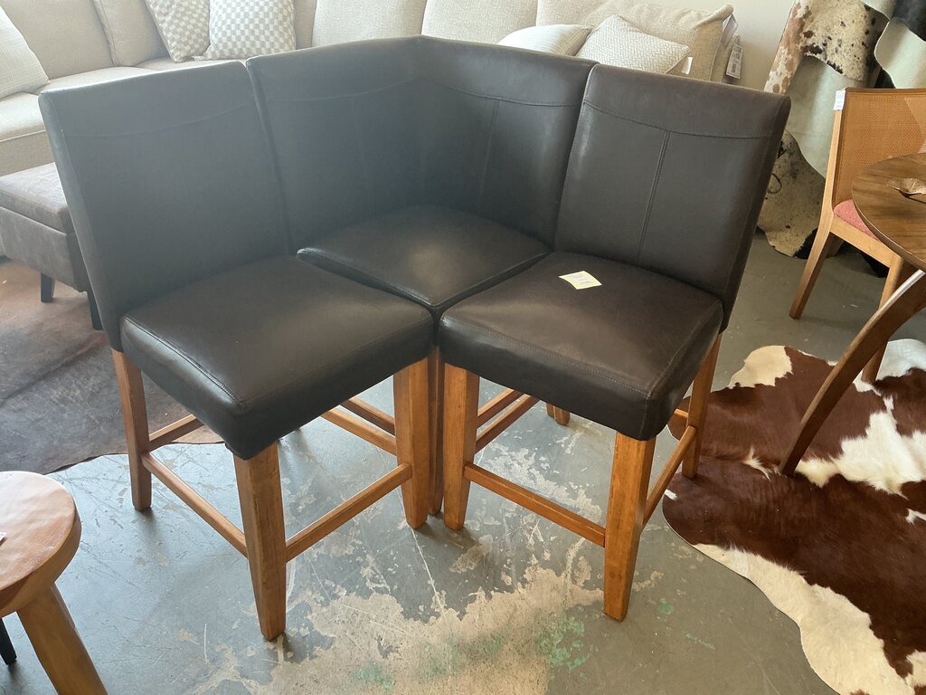 Set of 3- Counter Height Banquette