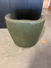 Italian Leather Swivel Chair- Lyric Sage