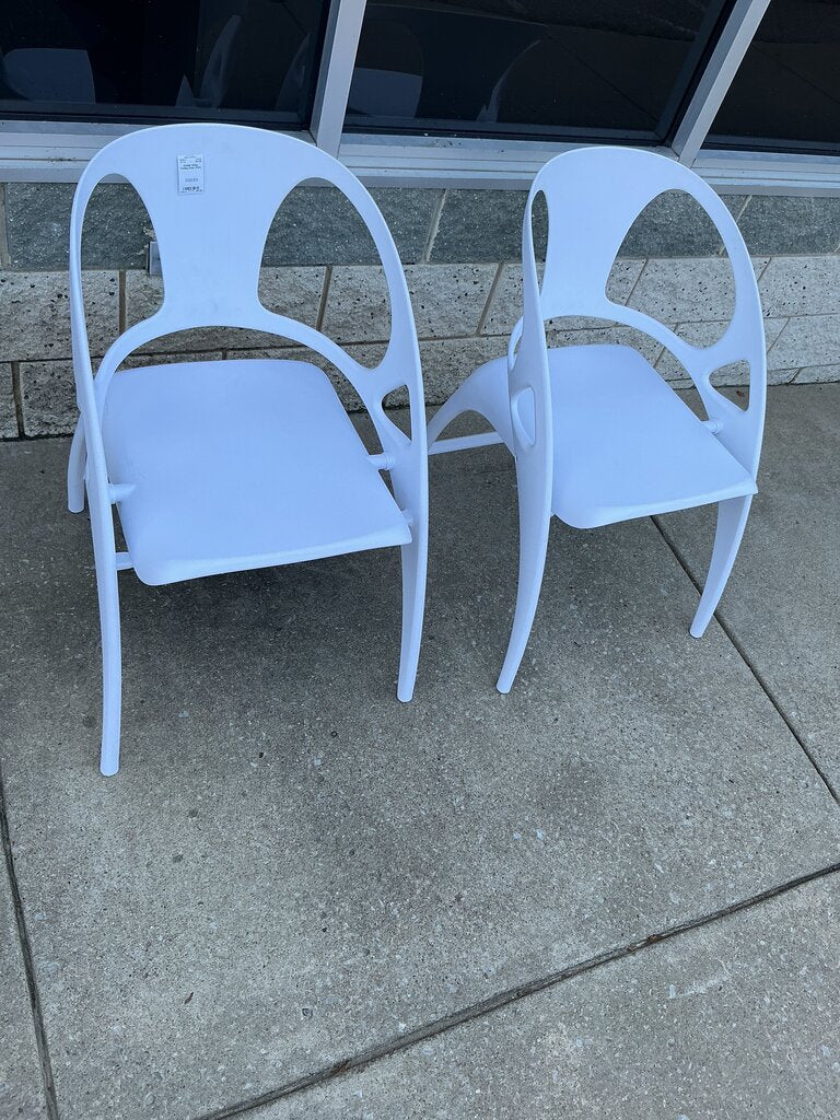 White Folding Chair (Pair)