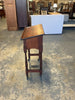 Small Wood Podium on Wheels