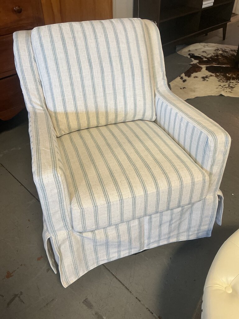 Stan Swivel Chair-Blue