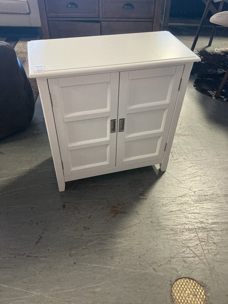 Burlington Low Storage Cabinet in White