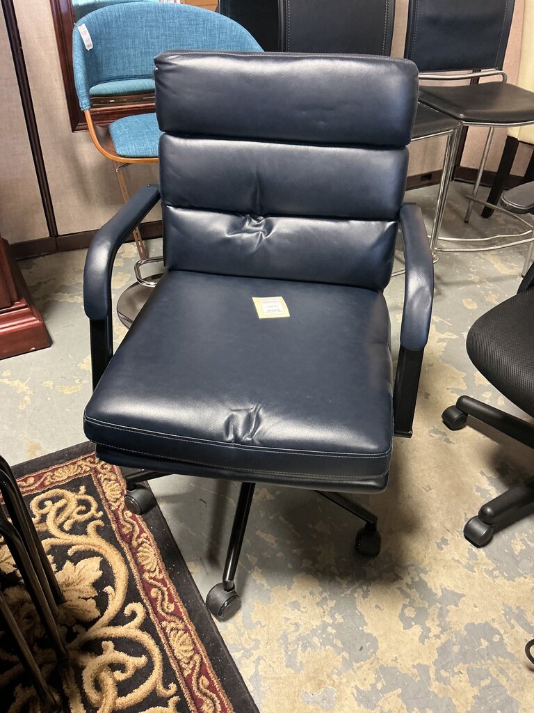 Karat Home Riccardo Task Chair NAVY (as-is)