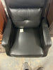 Ifigenia 28.74" Wide Genuine Leather Swivel Rocker Recliner-Black (as-is)