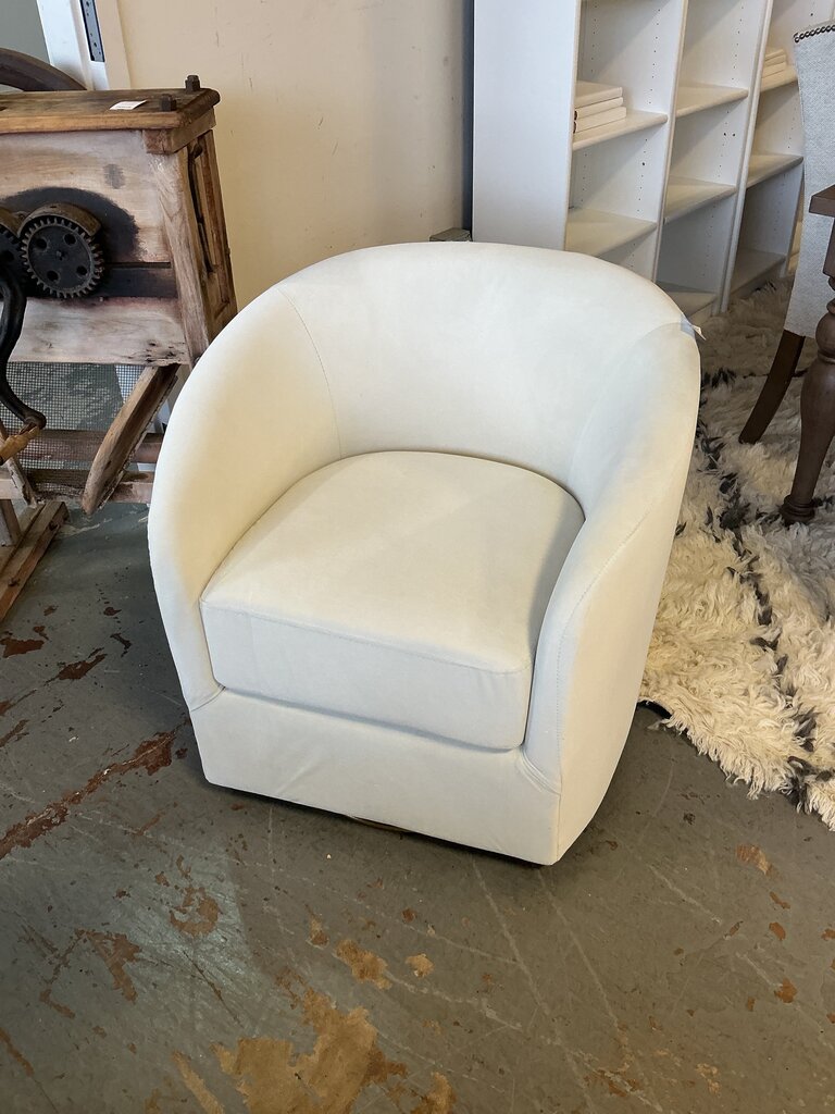 Amarante Swivel Chair- Ivory