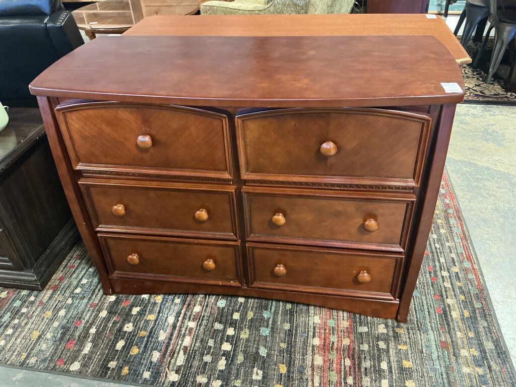 Cherry-Tone 6 Drawer Dresser by Simmons