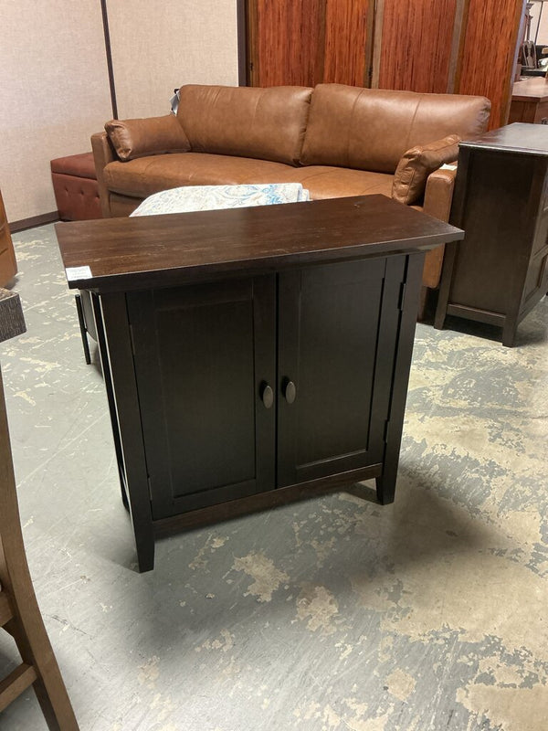 Redmond Low Storage Cabinet- Hickory Brown