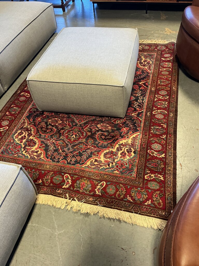 Vintage Handmade Rug - Red