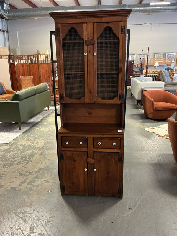 Rustic Pine Hutch