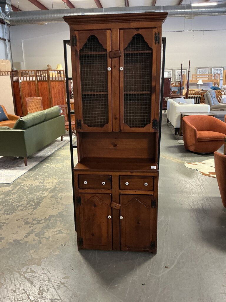 Rustic Pine Hutch
