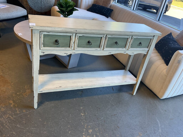 Cream & Safe Pine Console