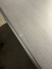 Silver 4 Door Cabinet (As-Is, Scratch)