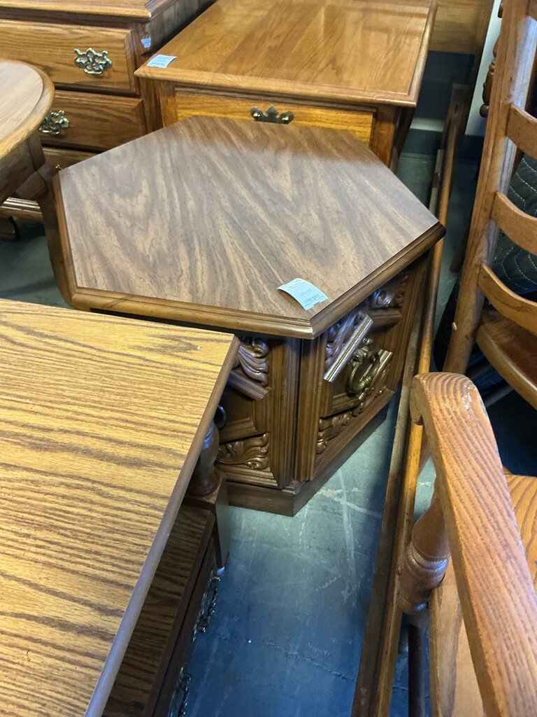 Hexagon End Table