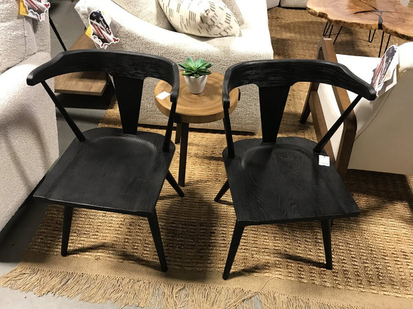 Ripley Dining Chairs /Black (PAIR)